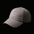 Stone washed cap