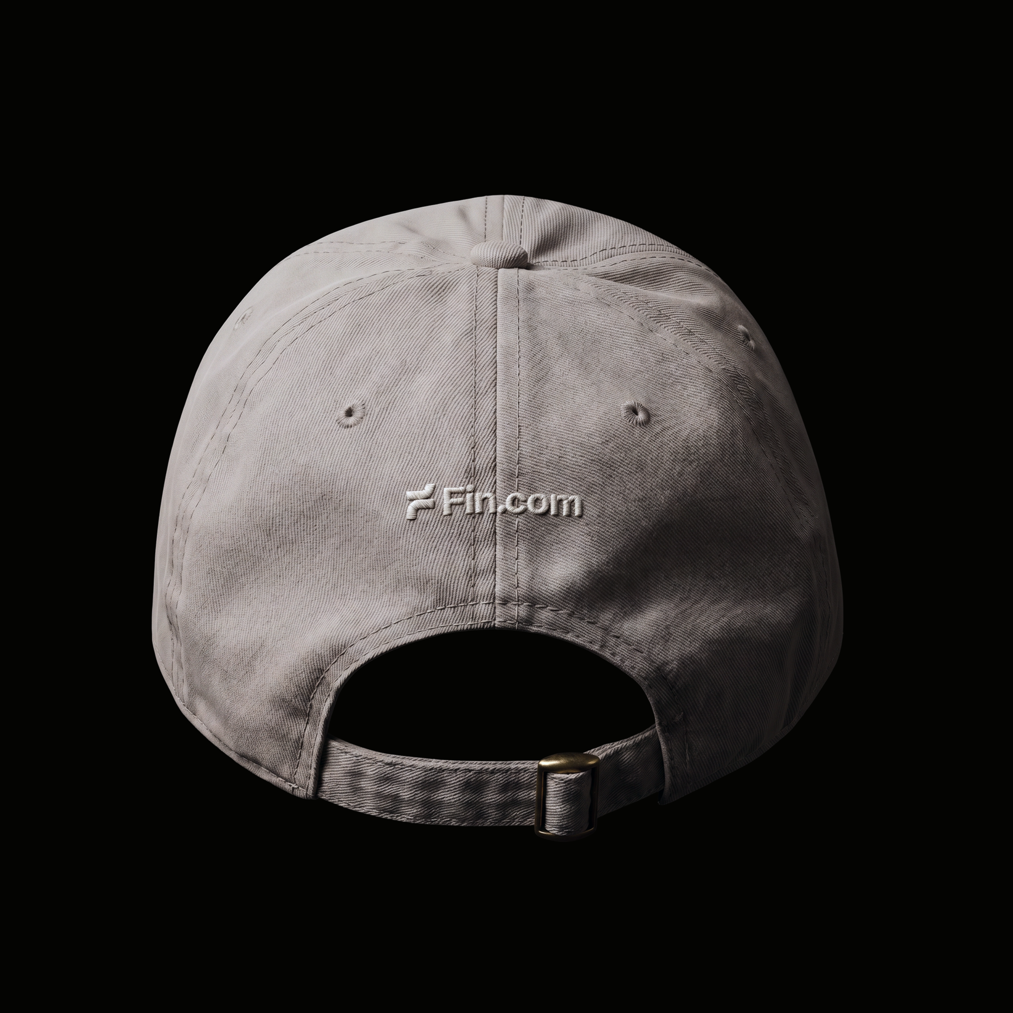 Stone washed cap
