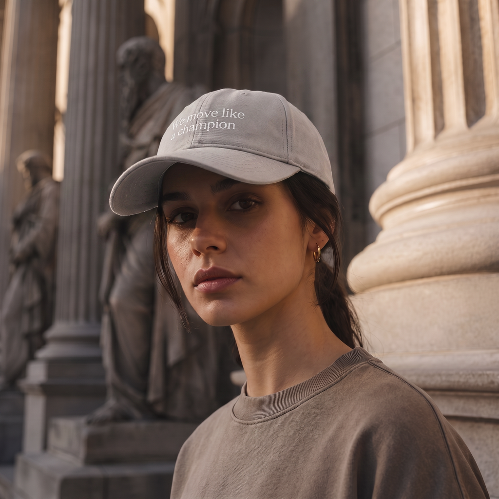 Stone washed cap